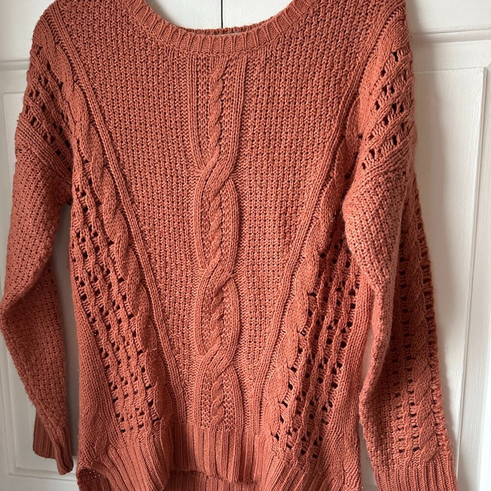 Peach/coral sweater